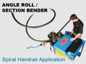 Angle Roll - Section Bender Spiral Handrail