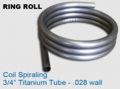 Angle Roll - Section Bender coil spiraling