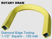 Rotary Draw Diamond EdgeTooling 1.5 in Square