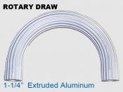 Rotary Draw 1.25 in Extruded Aluminum