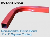 Rotary Draw 1x1 Square Crush Bend
