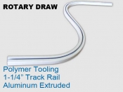 Rotary Draw 1.25 in Track Rail Polymer Tooling