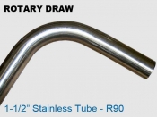 Rotary Draw 1.5 in Stainless R90